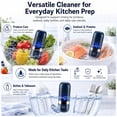 thumbnail image 3 of Purepod for Cleaning Produce, Purepod Fruit Cleaner, Water Molecule Decomposition Technology with One-Touch Wireless Operation, Portable Capsule Design, Ideal for Fruits and Vegetables, 3 of 7