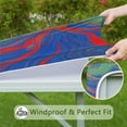 thumbnail image 6 of Blue Red Gold Marble Pattern Square Fitted Tablecloth with Elastic Edge,Square Table Cover,Washable Elastic Table Cover for Home Kitchen Party Decor 36"x36", 6 of 6