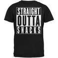 thumbnail image 1 of Straight Outta Snacks Black Adult T-Shirt - 2X-Large, 1 of 1