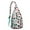 Greenish-blue-1, variant on Cute Cow Print Sling Backpack – Highland Cow & Sunflower Farmhouse Style Crossbody Bag for Women, Hand-Drawn Watercolor Ranch Vibe Hiking Daypack