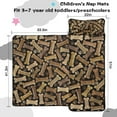 thumbnail image 5 of Dog Bones and Dog Footprints Toddler Nap Mats for Kids Preschool,Sleeping Mat Bag or Kids,Toddler Sleeping Bag,Toddler Nap Mat or Daycare, 5 of 6
