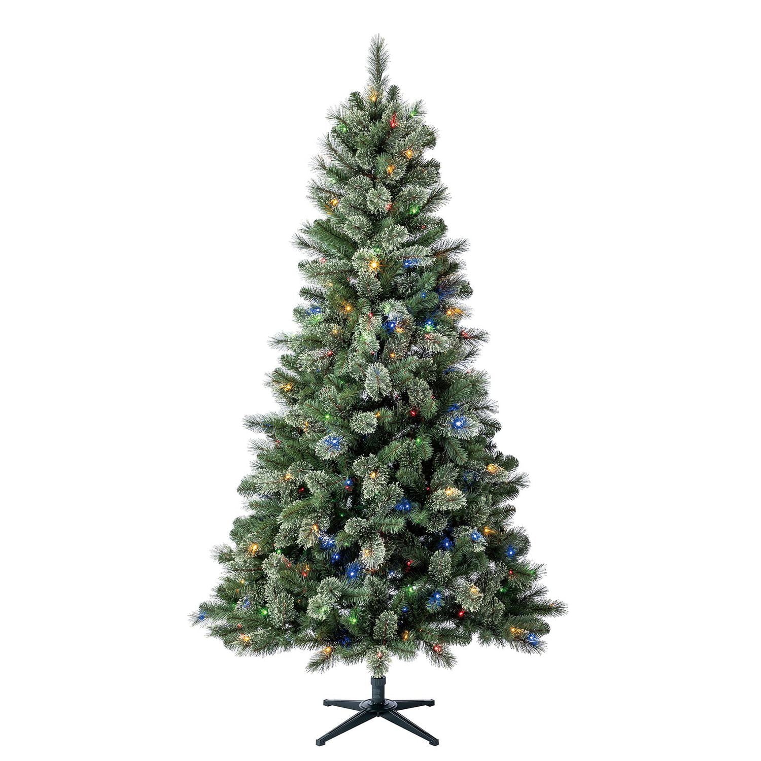 Holiday Time Liberty 7.5' Pre-Lit Regular Full Cashmere Quick Set
