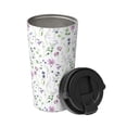 thumbnail image 2 of Fotbe Watercolor Wildflower Printed Insulated Travel Coffee Mug Spill Proof Leak Proof Stainless Steel Coffee Tumbler Reusable Coffee Cups with Lids Thermos, 2 of 8