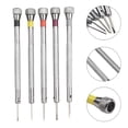 thumbnail image 2 of Watch Screwdriver 5Pcs Jewelry Precision Screwdriver Repair Tool Set Steel Material For Special Repairing Tool Set Spare Blades, 2 of 6