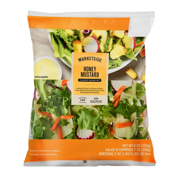 Marketside Classic Honey Mustard Salad Kit, 9 oz (Fresh)