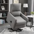thumbnail image 2 of HOMCOM Fauteuil Releveur Électrique, Sofa Inclinable Électrique avec Télécommande, 2 of 10