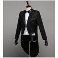thumbnail image 2 of Conjunto de pantalones de traje de esmoquin de frac para hombre, traje de pantalón de esmoquin para hombre con pajarita, 2 of 4