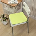 thumbnail image 4 of Fdelink Cushion Square Strap Garden Chair Pads Seat Cushion for Outdoor Bistros Stool Patio Dining Room Seat Cushion (Yellow), 4 of 5
