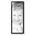 thumbnail image 2 of ArtToFrames 10" x 27" Satin Black Tall Picture Frame, 10x27 inch Black Wood Poster Frame (WOM-1852), 2 of 8