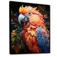 thumbnail image 2 of Designart "Vibrant Paradox Of Blue And Orange Parrots II" Parrot Floater Framed Canvas Prints, 2 of 5