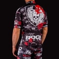 thumbnail image 4 of Ropa de ciclismo profesional de camuflaje de verano Rock Racing, camiseta de manga corta para ciclismo para hombre, camiseta de bicicleta antisudor + almohadilla de gel, 4 of 5
