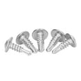thumbnail image 4 of Round Head Screws, 410 Stainless Steel High Strength Rust Resistance  Self Tapping Screw Non Slip  For Garage 4.8x16mm 100Pcs, 4 of 8