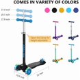 thumbnail image 3 of Refurbished Gotrax K01 RideVOLO Flashing Wheel Kick Scooter, Black, 3 of 3