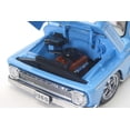 thumbnail image 6 of 1965 Chevy C-10 Styleside Pickup Lowrider, Blue - Sun Star 1366 - 1/18 scale Diecast Model Toy Car, 6 of 7