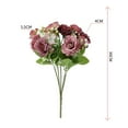 thumbnail image 6 of Sunjoy Tech 1 Bunch Artificial Flower Realistic Looking 5 Forks Simulation Peony Flower Wedding Decoration Home Decor, 6 of 8