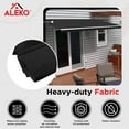 thumbnail image 4 of ALEKO Black Fabric Replacement for Retractable 12 x 10 feet Awning, 4 of 7