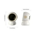thumbnail image 4 of 1200W Electric Heater Portable Desktop Fan Heater Heating Warm Air Blower Mini Radiator ,Fast Warm Air Delivery, 4 of 7