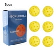 thumbnail image 4 of ziyahi 6 Pcs/ensemble Remplacement Professionnel de Pickleball 40 Trous Kit de Pickle d'Entraînement Réutilisable Cadeau d'Anniversaire Jaune, 4 of 9