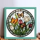 thumbnail image 3 of Hilo Algodón Ecológico Bordado Arte Cruz Mariposa Vitral Contado 18 Quilates, 3 of 9