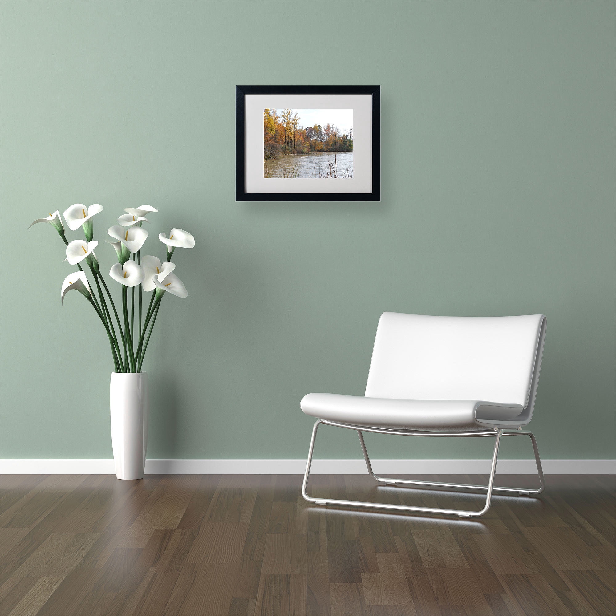 Trademark Fine Art "Just a Wonder" by Monica Fleet, Black Frame