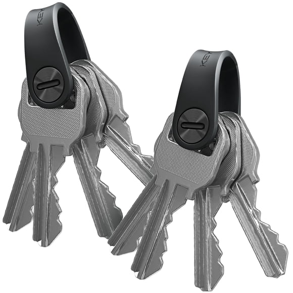 Mini llavero Key Smart, paquete de 2 unidades, organizador compacto