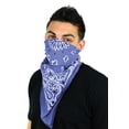 thumbnail image 3 of Large Bandanas 27 x 27 | Versatile Biker Rags | Classic Paisley Bandana Pattern, 3 of 5