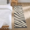 thumbnail image 3 of Yayeee Runner Rug for Bedroom 2'x6' Machine Washable Hallway Non Slip Mat, Black Lines, 3 of 8