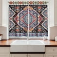 thumbnail image 2 of Ambesonne Ethnic Kitchen Curtains, Vibrant Vintage Bohemian, 55"x39", Multicolor, 2 of 3