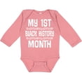 thumbnail image 3 of Inktastic 1st Black History Month Boys or Girls Long Sleeve Baby Bodysuit, 3 of 5