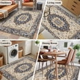 thumbnail image 5 of 3'x5' Area Rugs, Vintage Boho Indoor Outdoor Area Rug for Living Room Bedroom, Rustic Southwestern Geometric Ethnic Washable Bathroom Rugs Kitchen Floor Carpet Mats Home Decor Aesthetic, 5 of 8