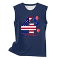 thumbnail image 4 of Tittly Baggy Tank Tops For Women Usa Flag Tee Tops Shirts For Women Usa Tank Top Usa Graphic Patriotic Tees Blue M, 4 of 4