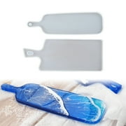 SunSunrise DIY Resin Epoxy Silicone Casting Handle Tray Mold Handmade Tool Table Decor