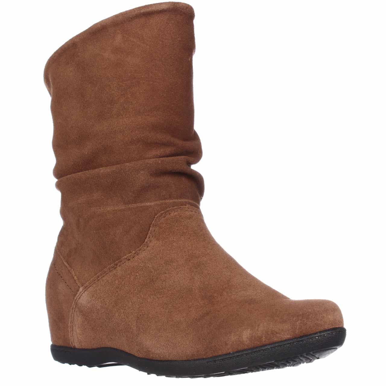 Womens Cougar Fifi Waterproof Winter Wedge Ankle Boots - Whiskey ...
