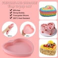 thumbnail image 5 of Manunclaims Cake Pan - 6/8 inch Round Love Heart Shape Reusable Silicone Cake Mousse Mold Baking Tools, Non-Stick Layer Cake Pans, Baking Pan Baking Mold for Layer Cakes/Pancakes/Pizza, 5 of 8
