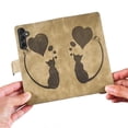 thumbnail image 7 of For Samsung Galaxy S26 FE 5G 6.7" Cat Patterned Embossed Strong Magnetic Attachment/Closure, Card Slots/Pocket, PU Leather Flip Wallet Case ﻿,Brown,For Galaxy S26 FE 5G, 7 of 7