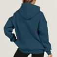 thumbnail image 5 of LYXSSBYX Hoodies for Women Plus Size Women's New Fall and Winter Color Blocking Long-Sleeved Hooded Loose Large Size Casual Sweater Women, 5 of 8