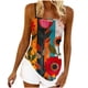 thumbnail image 2 of TaTaai Retro Bohemian Women Camisole Cute Irregular Hem Sleeveless T-shirt Versatile Casual Fashion Lightweight Breathable Machine Washable Daily Wear Tank Top Gift, 2 of 6