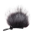 thumbnail image 2 of Micrófono de solapa Hugo Parabrisas de piel Wind Muff, 2 of 7