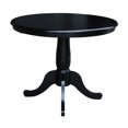 thumbnail image 2 of International Concepts 36" Round Dining Table in Black, 2 of 5