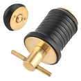 thumbnail image 1 of Boat Drain Plug, Twist In Drain Plug Sealing Rustproof High Strength  for Transom Seawall Baitwell Livewell Hull, 1 of 7