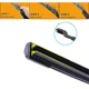 thumbnail image 3 of Escobillas limpiaparabrisas de coche universales de goma suave de doble capa sin marco y sin soporte, 14", 16", 19", 20", 21", 22", 24" y 26", 3 of 5