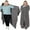 Dark Gray, variant on Wearable Blanket - Soft Flannel Throw for Women & Men, Machine Washable Lightweight Wrap for Couch, Bed, Home - Cozy Gift for Adults (One Size Fits Most) - Living Room, Bedroom, Travel Use, Throw Bla