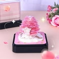 thumbnail image 3 of SQDWYGUO 3D Memo Pad Calendar 2025,3D Magic Castle Weekly Calendar Notepad with Light&Holder,Time Piece Desk Calendar Memo Pad DIY Decoration Gift,Pink Sakura Tree,3.85" x 3.85"x 3.34", 3 of 8