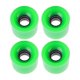 thumbnail image 3 of M Buder Ruedas de Patineta 60x45 mm / 2.36x1.77 in, Dureza 78A para Longboard Cruiser, Kit Repuestos de Poliuretano Alta Elasticidad y Agarre Antideslizante, 4 Unidades, Color Verde, 3 of 9