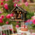 thumbnail image 3 of Giunmcul up to 65% Off Nativity Ornaments Sublimation Unique Christmas Decor Christ Baby Mary Gift Christmas Tree Decoration, 3 of 5