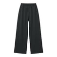 thumbnail image 6 of Jovrlynd Women's Sweatpants Wide Leg High Waist Drawstring Stretch Lounge Pants with Pockers, S-2XL, 6 of 9