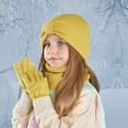 thumbnail image 2 of Jamicy Scarves, Hats and Gloves for Kids for Ages 3-8Y Children 3 Pieces Kids Knitted Winter Hat Neck Wramer Scarf Gloves Set Toddler Boys Girls Beanie, 2 of 4