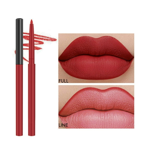 Clearance Promotion! Lip Liners 18 Color Waterproof Lipstick Lip Liner Long Lasting Lipliner Pencil Pen Color Sensational Shaping Lip Liner Makeup Lip Liner Rose Gold