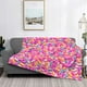 thumbnail image 2 of Fotbe Colorful Donuts 1 Manta de Franela con Estampado, Manta Ultrasuave para Cama, Sofá, Auto, Hipoalergénica y Antibolitas-60"x50", 2 of 6