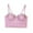 Pink, variant on Women's Fashion Boned Bra Outer Wear Shiny Sequins Rhinestone Strap Bra